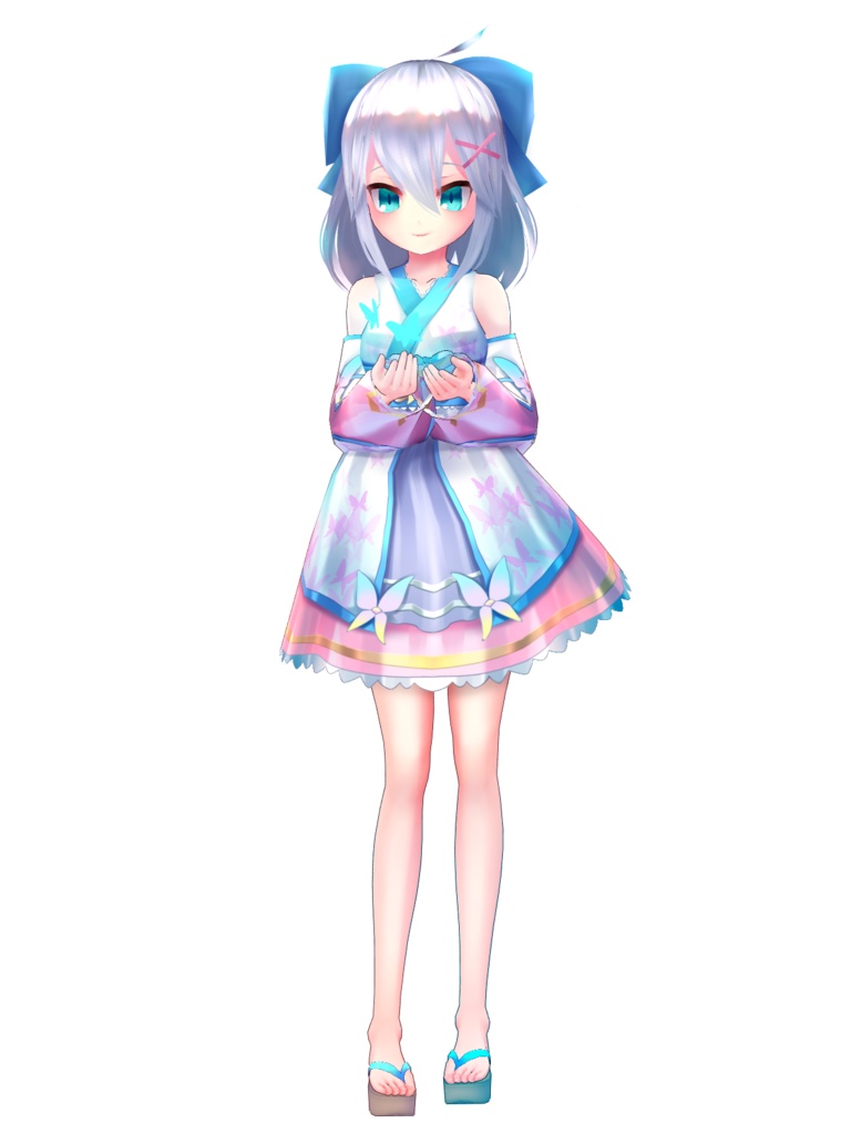 【VRoid用ヘアプリセット】リンのヘアスタイル