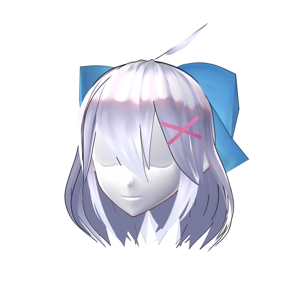 【VRoid用ヘアプリセット】リンのヘアスタイル