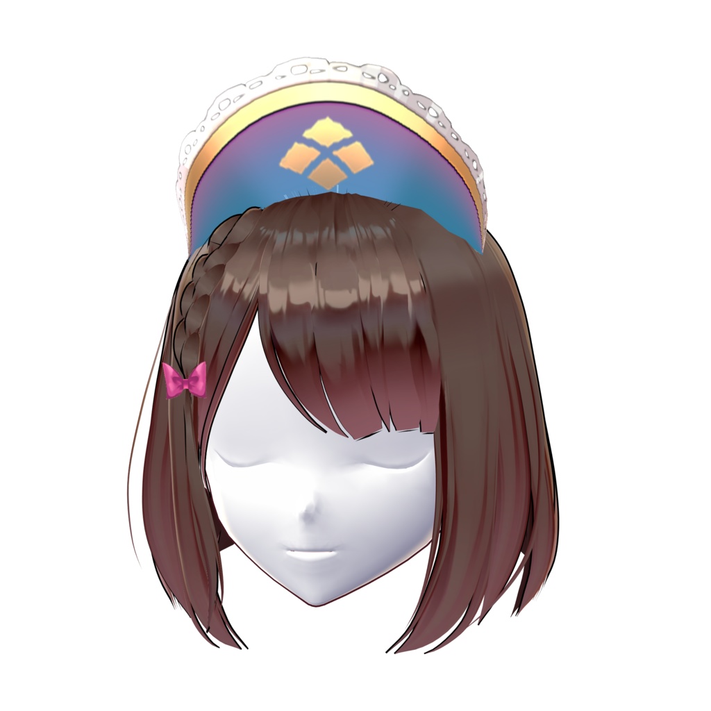 【VRoid用ヘアプリセット】アルトピアンショート