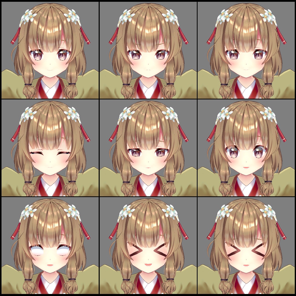 【VRoidVRMモデル】春奈