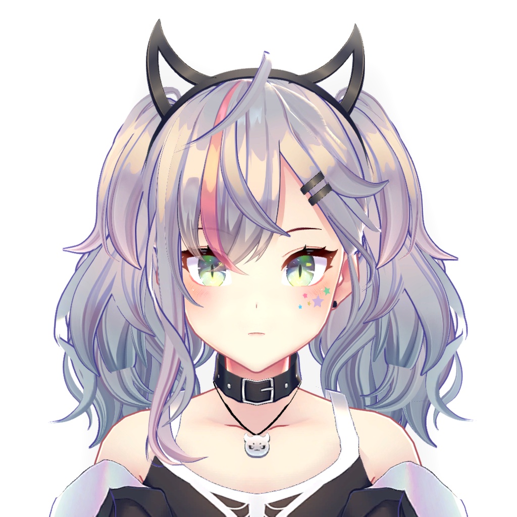 【VRoid用ヘアプリセット】レベリオンツイン