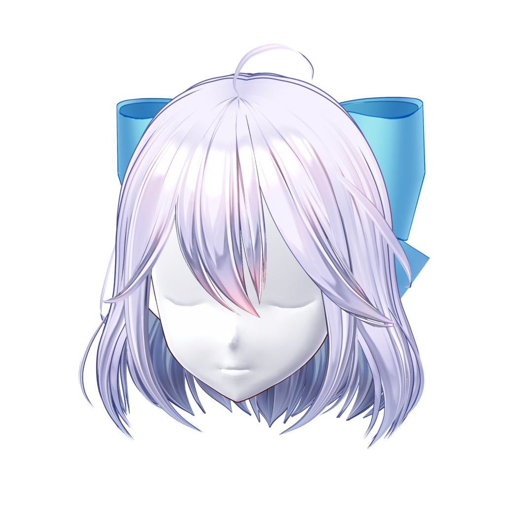 【VRoid用ヘアプリセット】リンのショートボッブ