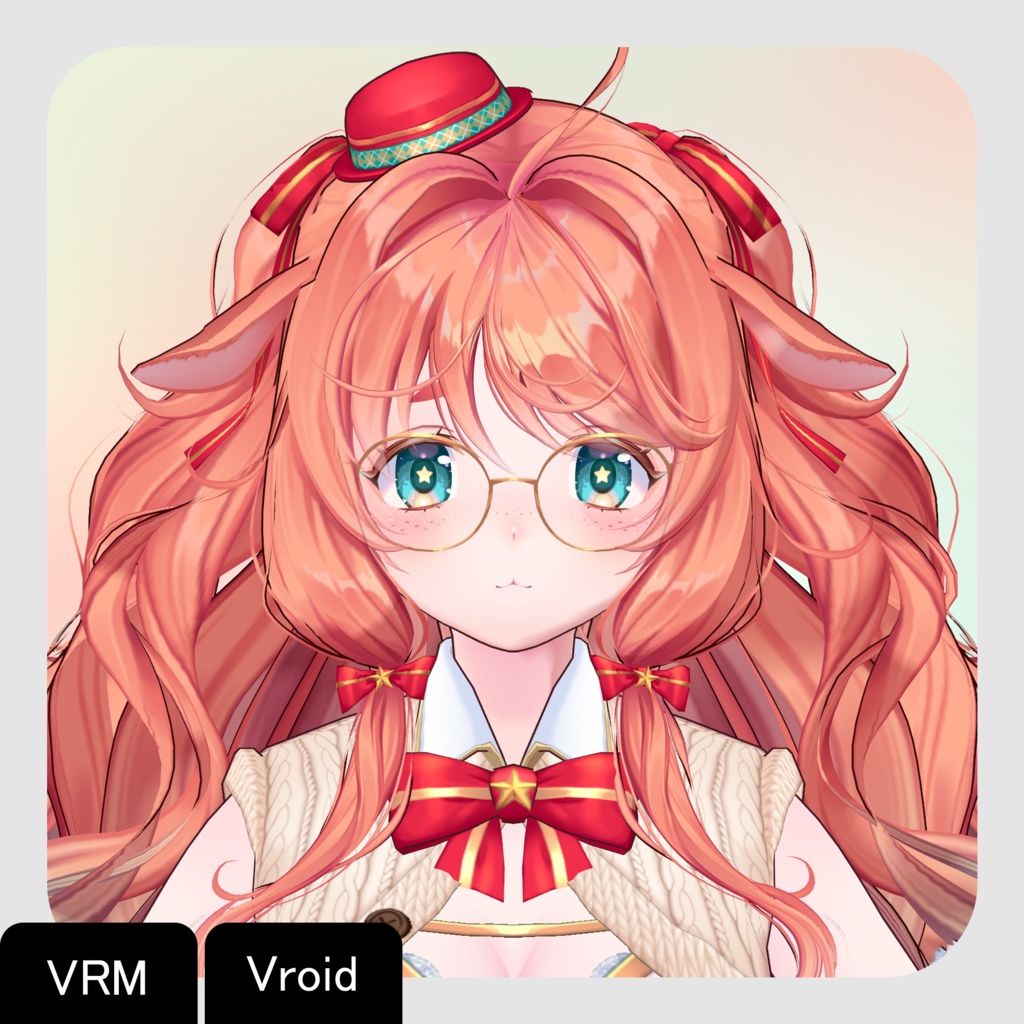 【クリスマス2025】【VRoid製アバター】リタ (Rita)