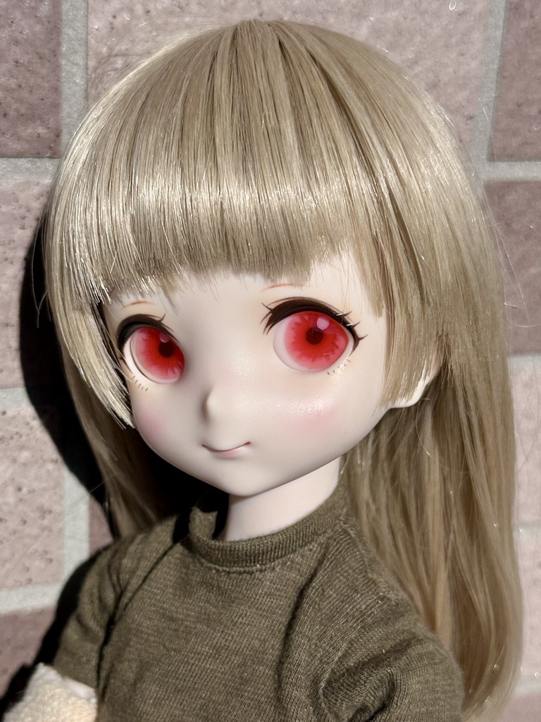 ドールアイ（22mm　レッド）
