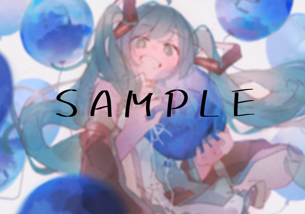 つままれ初音ステッカーA