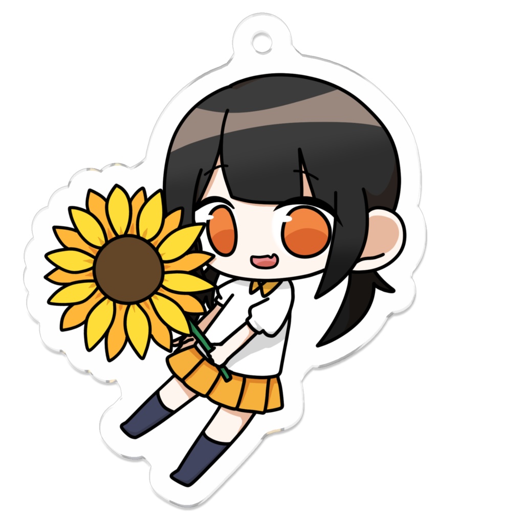 ぜろりひまわりアクキー