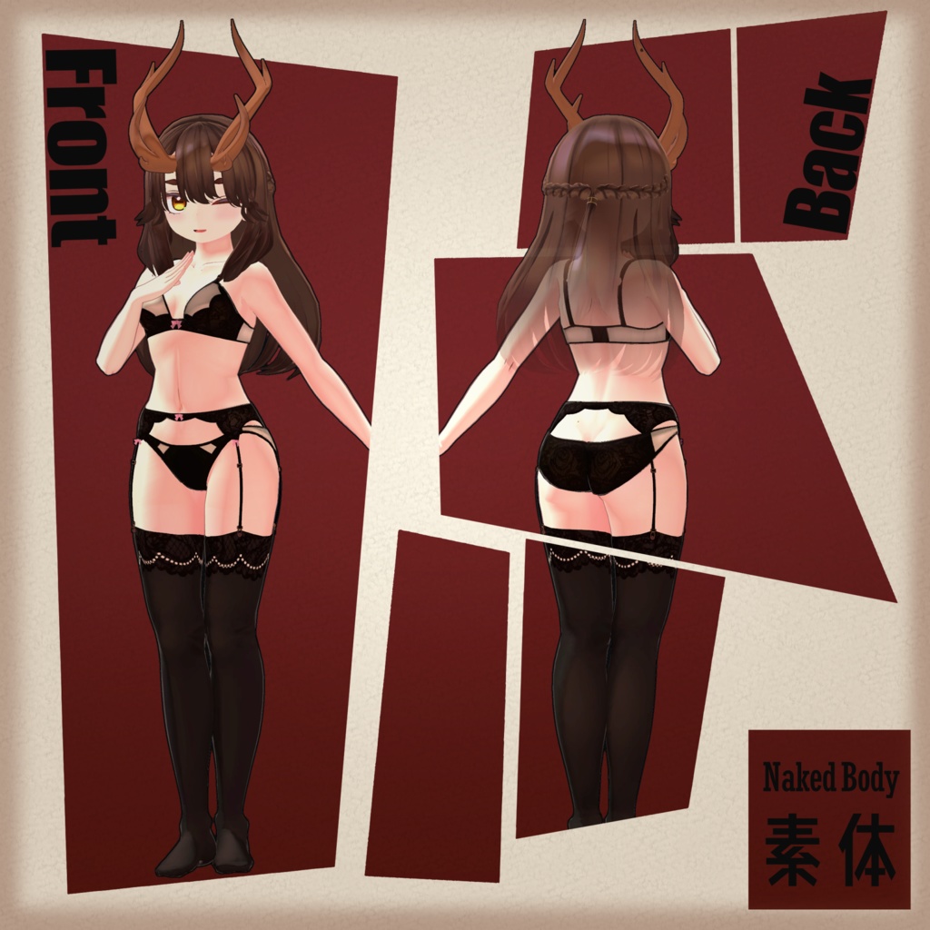 【オリジナル3Dモデル】ネツァク 〈Netzach〉 ver1.2.31