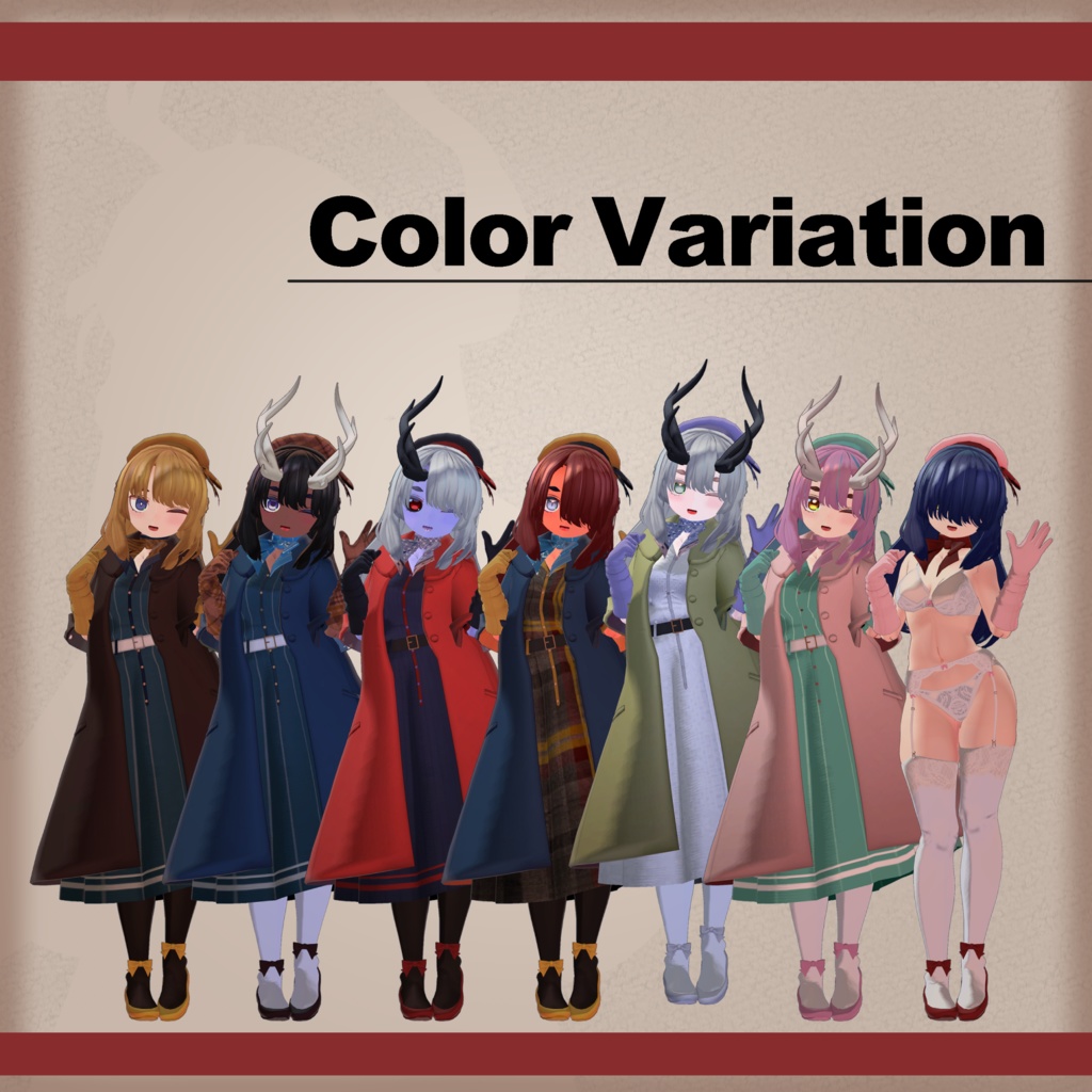 【オリジナル3Dモデル】ネツァク 〈Netzach〉 ver1.2.31