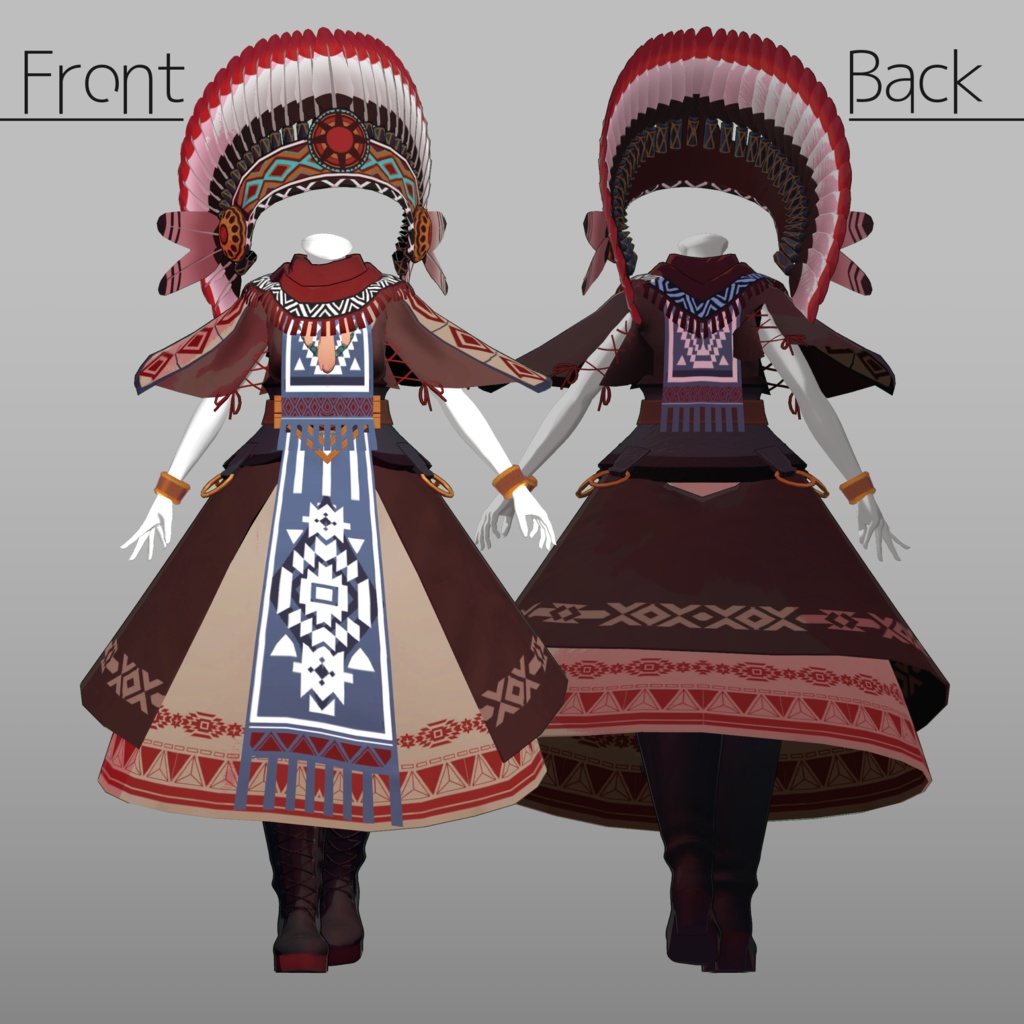 【EFBody専用衣装】翼人の防寒着 ver1.3.22