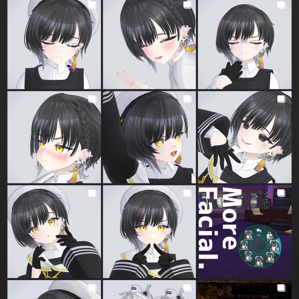 【オリジナル3Dモデル】ビナア〈Binah〉 ver1.0.75