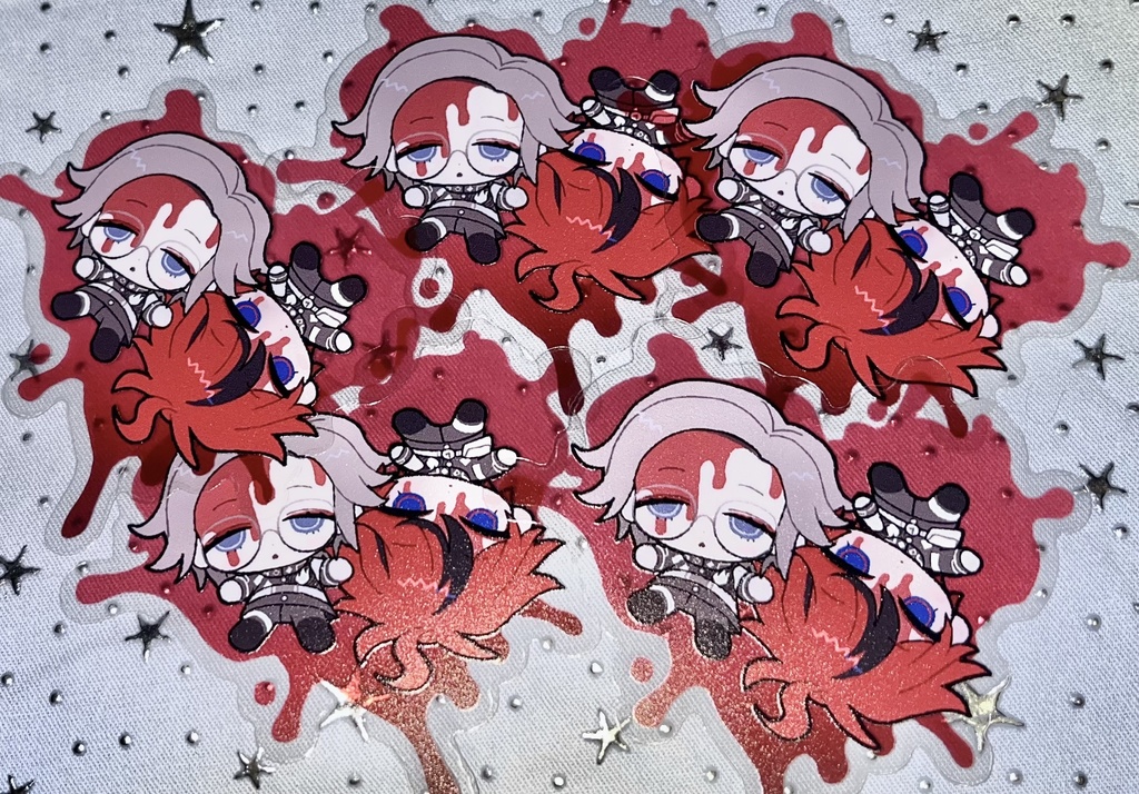 クリアステッカー