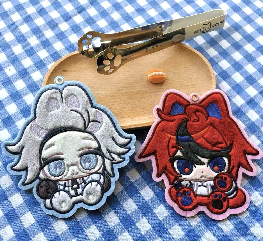 刺繍ストラップセット