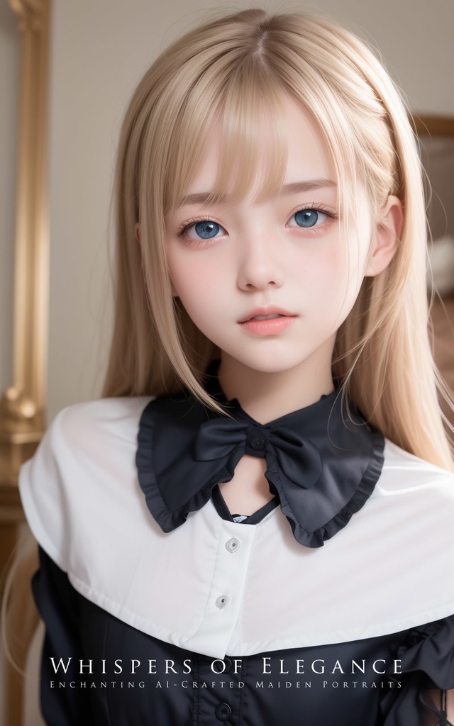 Whispers of Elegance: 画像生成AIによる美しい少女たちの写真集（ZIP・PDF）