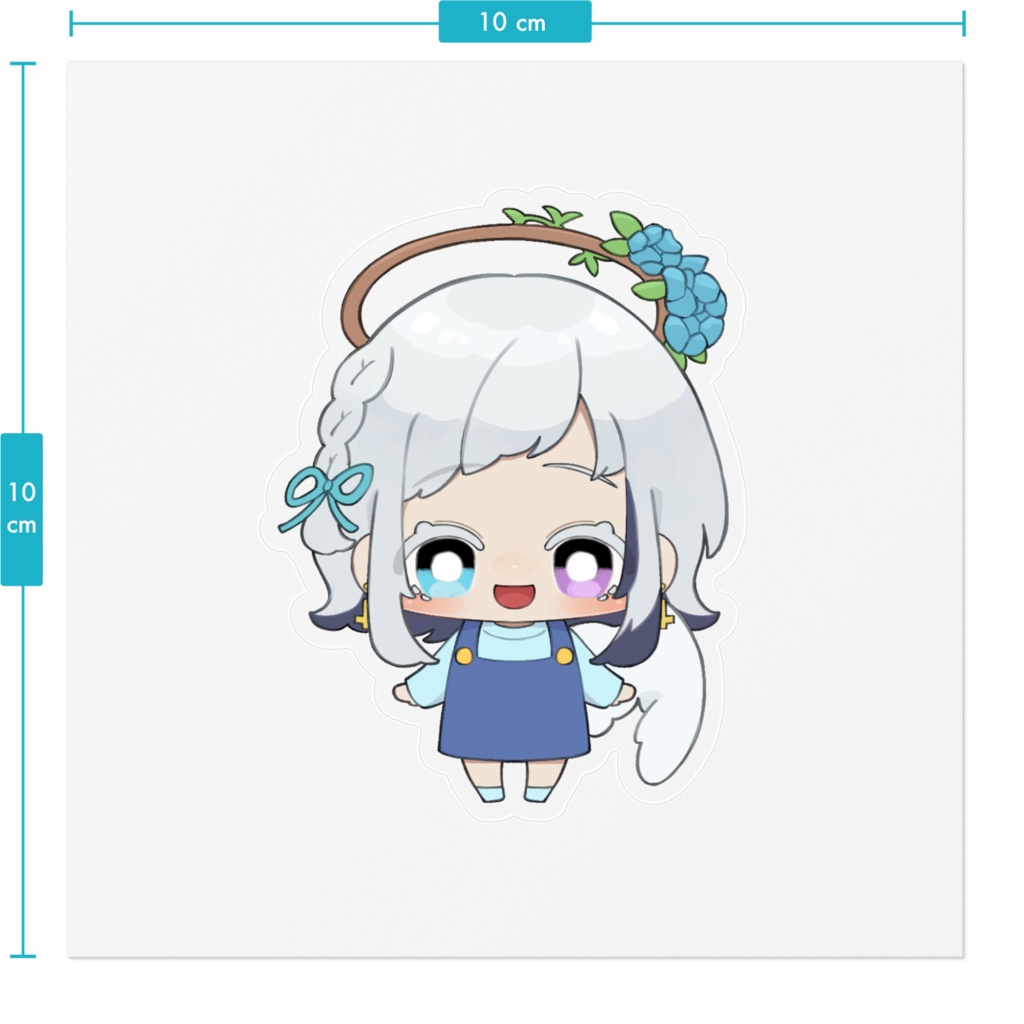 ちび天使と悪魔スッテカー