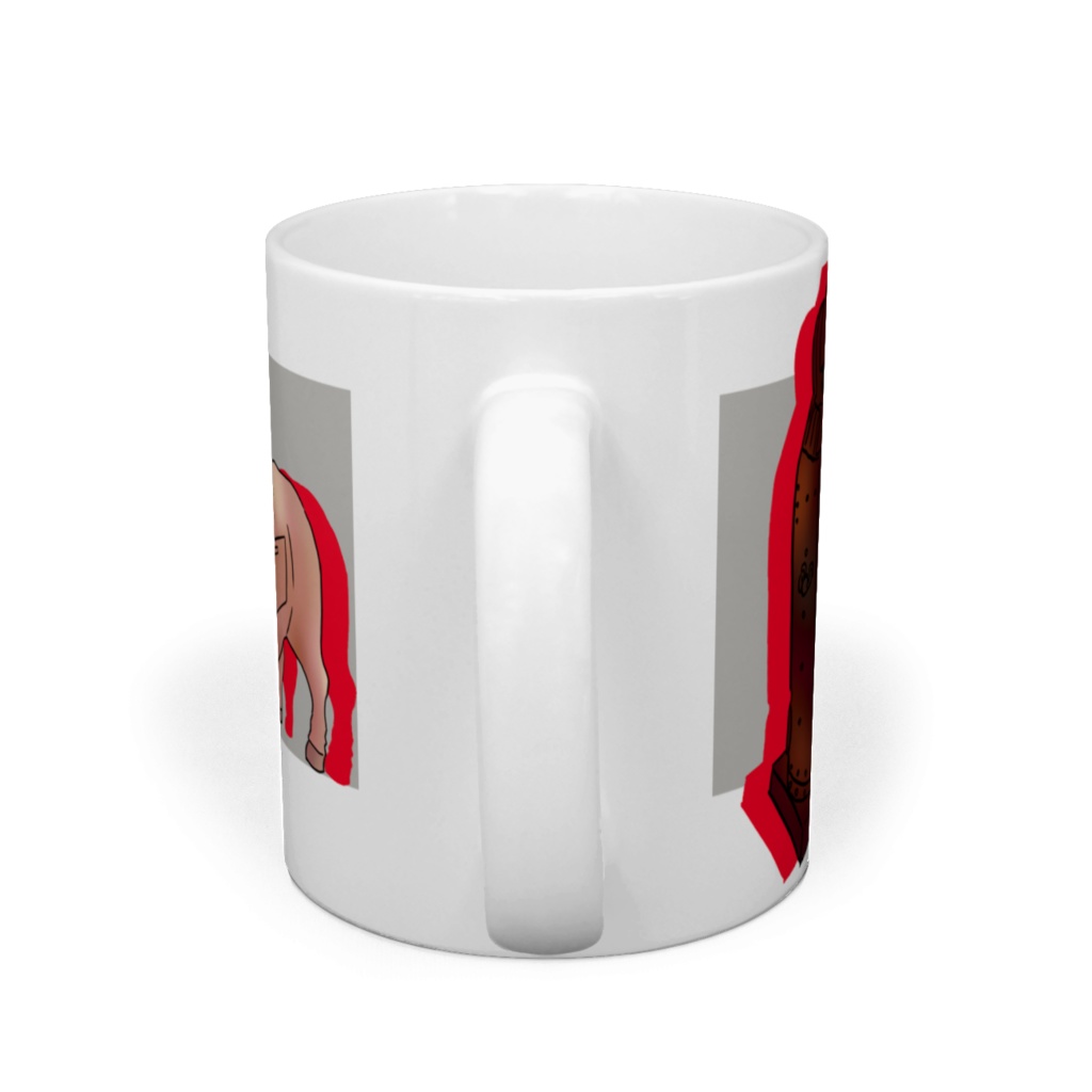 背景マグカップ