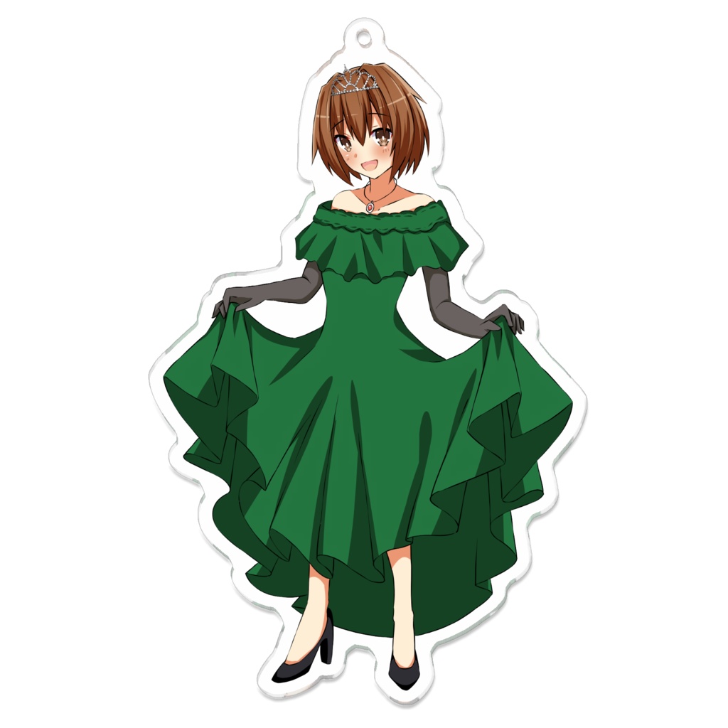 アクリルキーホルダー「浦和みなみ（ドレスver）」