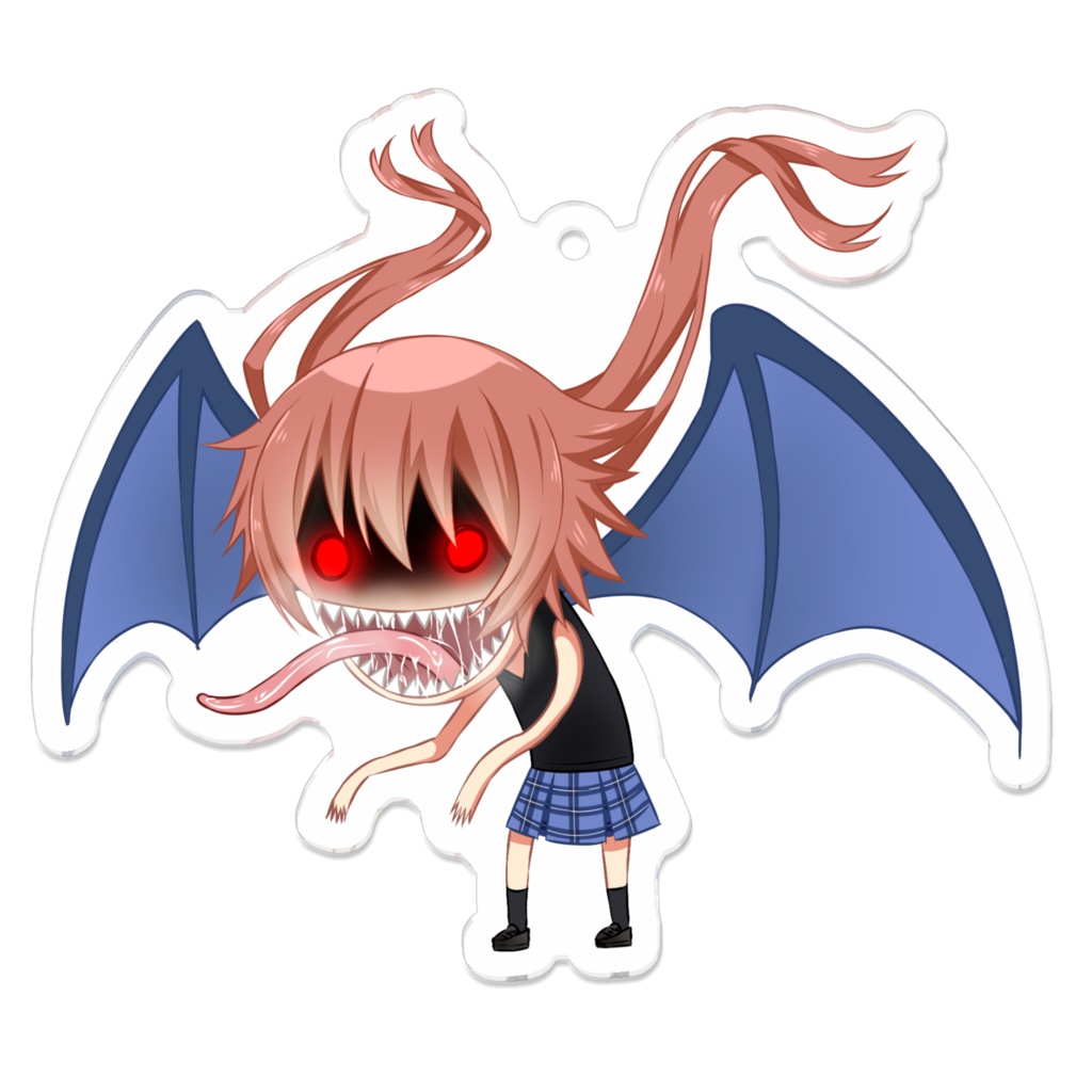 アクリルキーホルダー「赤袋さやや（ビーストモード）」