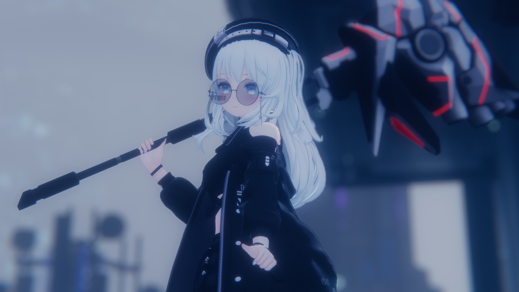 SFでサイバーな加速重槌式ハンマー