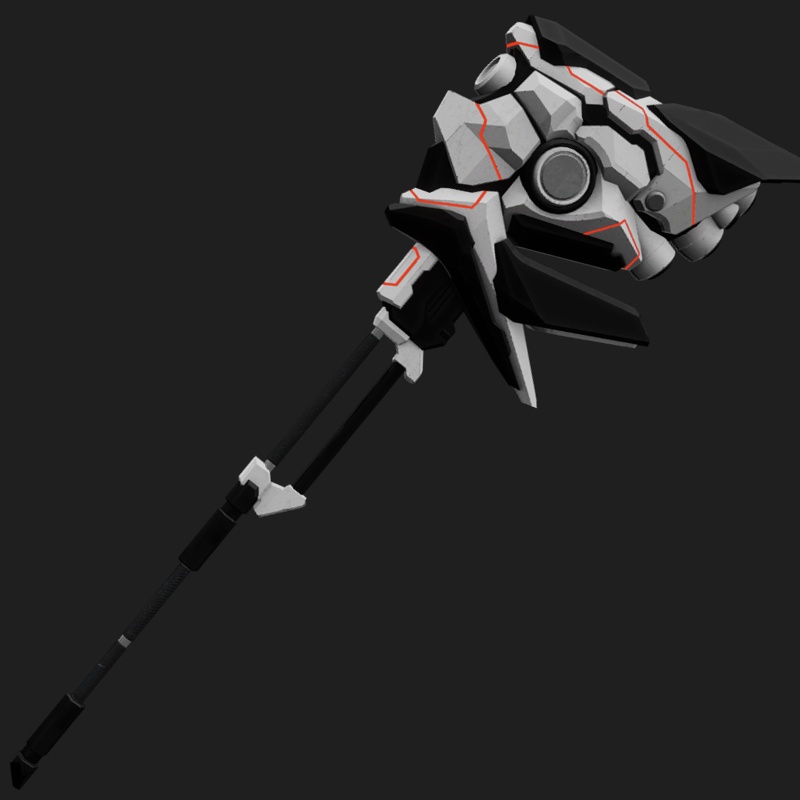 SFでサイバーな加速重槌式ハンマー