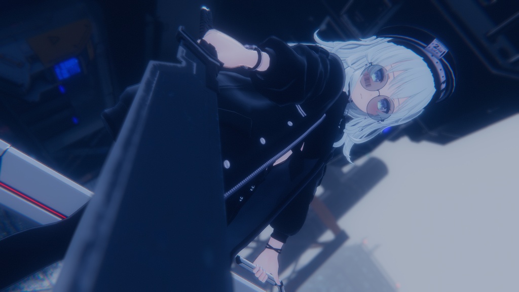 【VRChat想定】SFでサイバーな強襲被覆刀ブレード