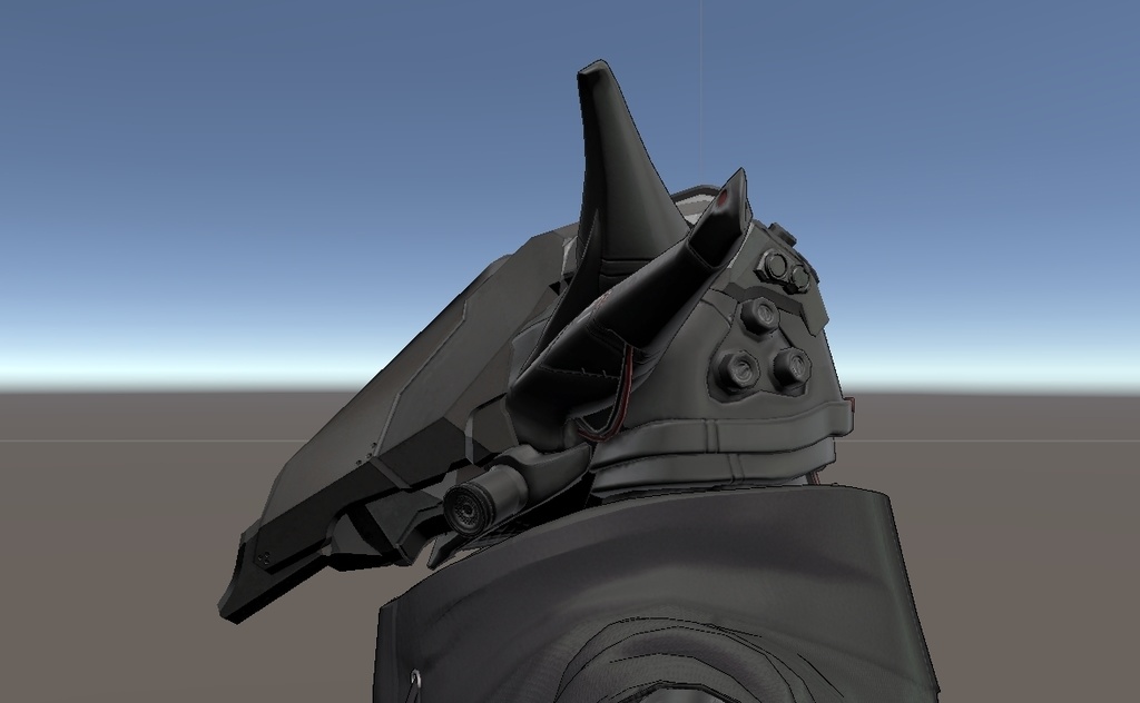 【VRChat想定】ジェラス専用アクセサリ【骸ノ面】