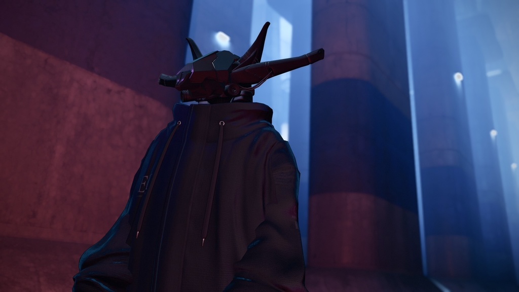 【VRChat想定】ジェラス専用アクセサリ【骸ノ面】