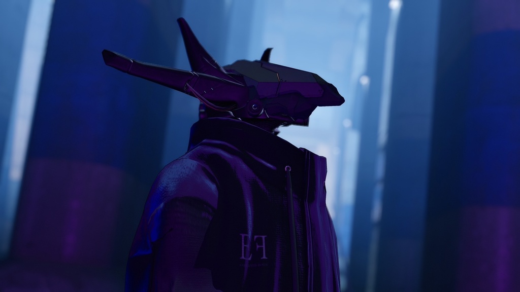 【VRChat想定】ジェラス専用アクセサリ【骸ノ面】