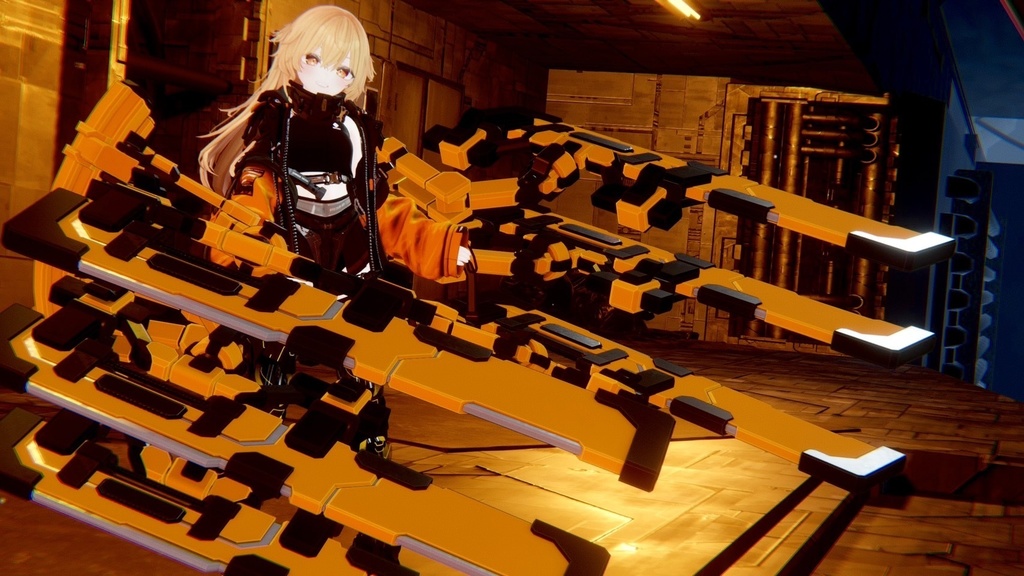 【ギミック付3D武器モデル】Re;BELLION【Circle Blade】