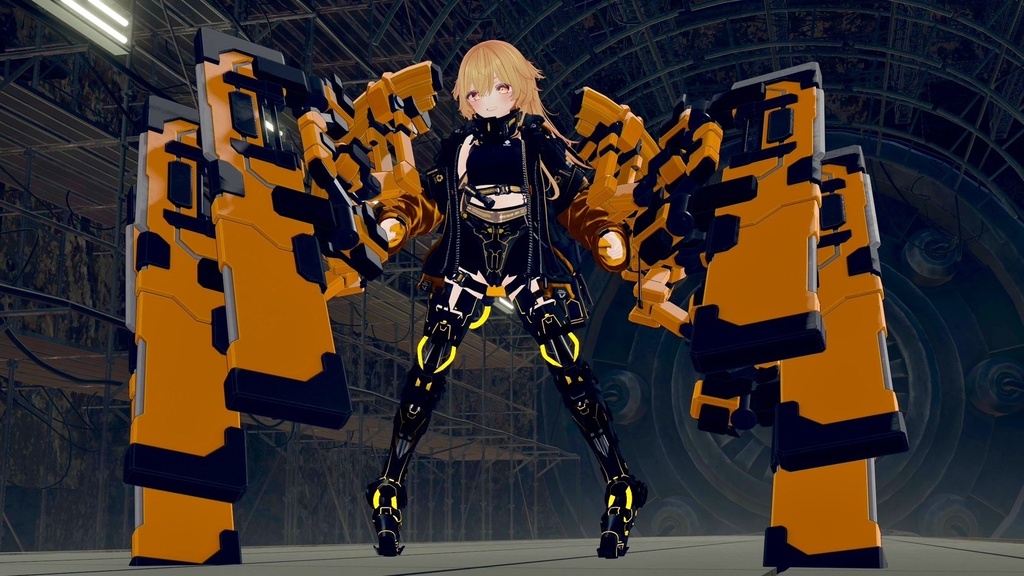 【ギミック付3D武器モデル】Re;BELLION【Circle Blade】