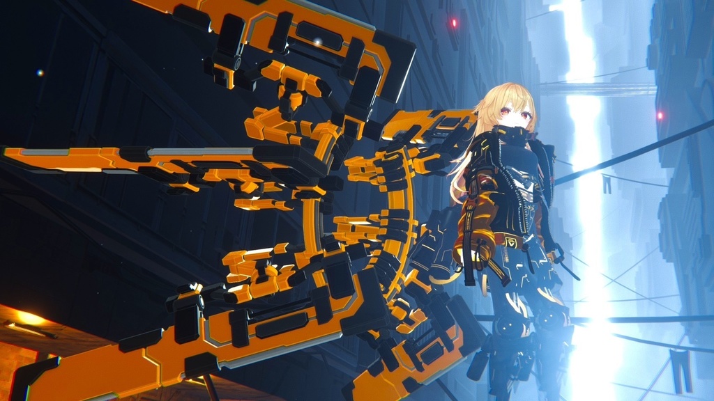 【ギミック付3D武器モデル】Re;BELLION【Circle Blade】