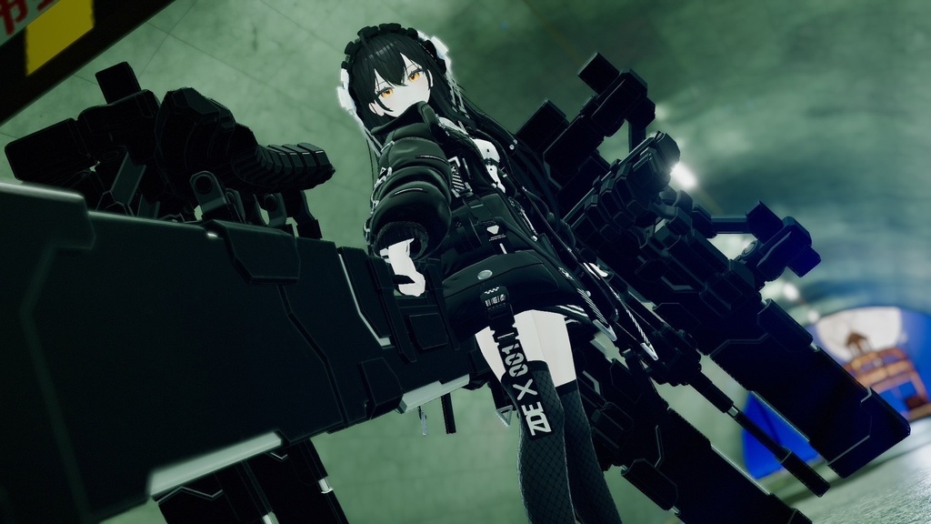 【ギミック付3D武器モデル】Re;BELLION【Circle Blade】