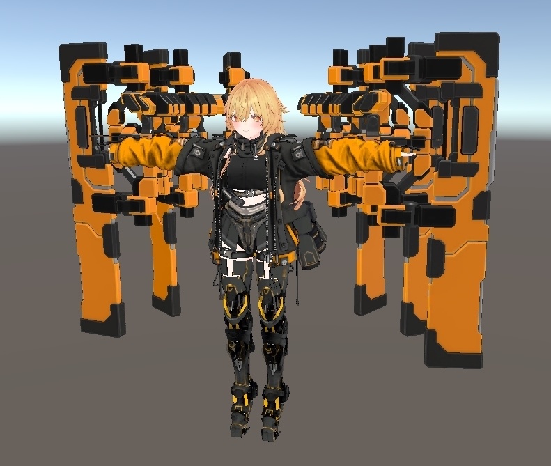 【ギミック付3D武器モデル】Re;BELLION【Circle Blade】