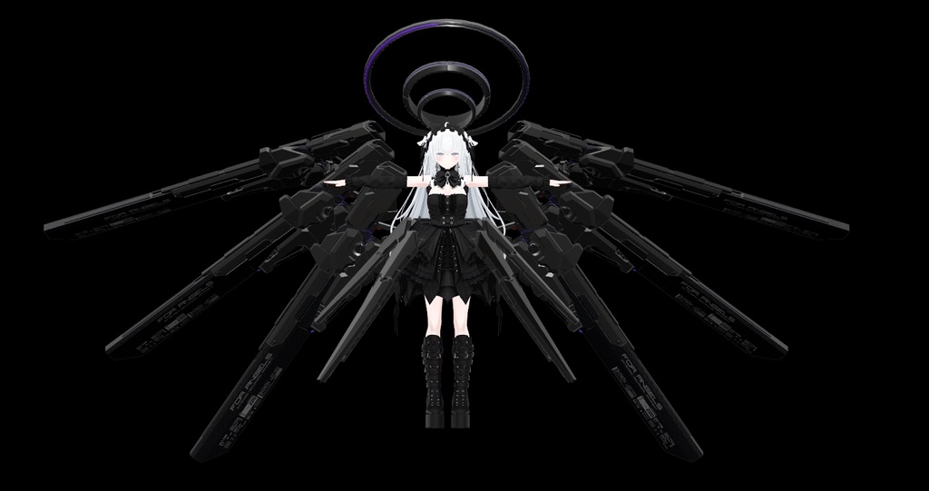 【ギミック付3D武器モデル】EX-RIPSE【Gunrod】