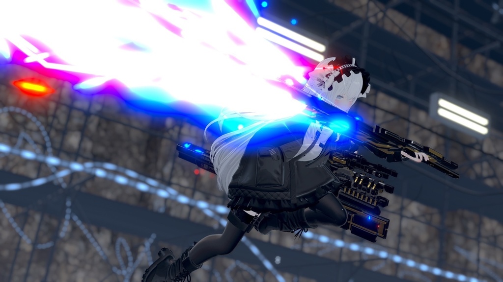 【ギミック付3D武器モデル】荒噛【ARAGAMI】