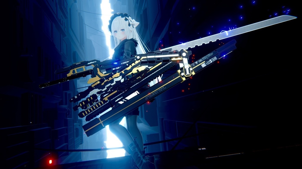 【ギミック付3D武器モデル】荒噛【ARAGAMI】