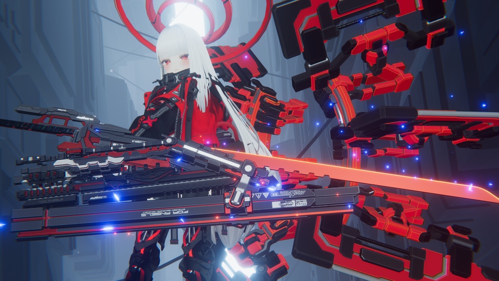 【ギミック付3D武器モデル】荒噛【ARAGAMI】