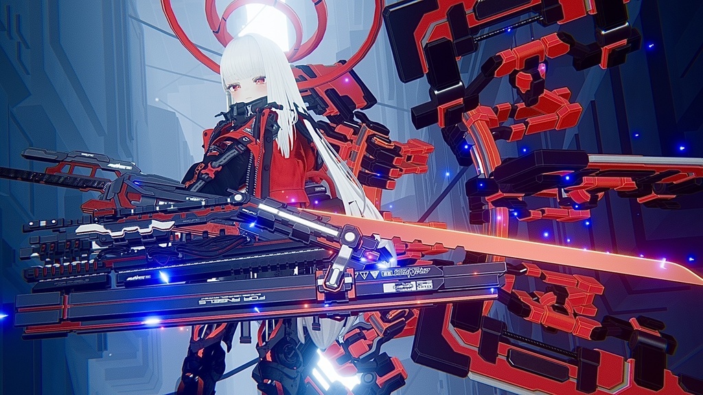 【ギミック付3D武器モデル】荒噛【ARAGAMI】