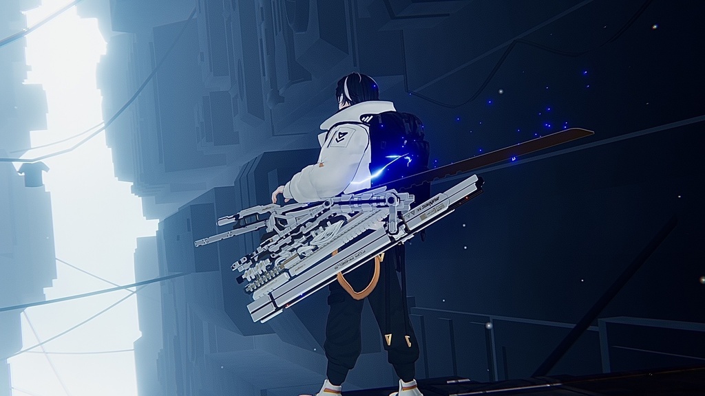 【ギミック付3D武器モデル】荒噛【ARAGAMI】