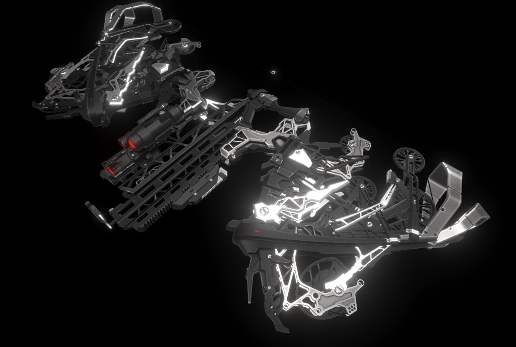 【ギミック付3D武器モデル】Orthrus