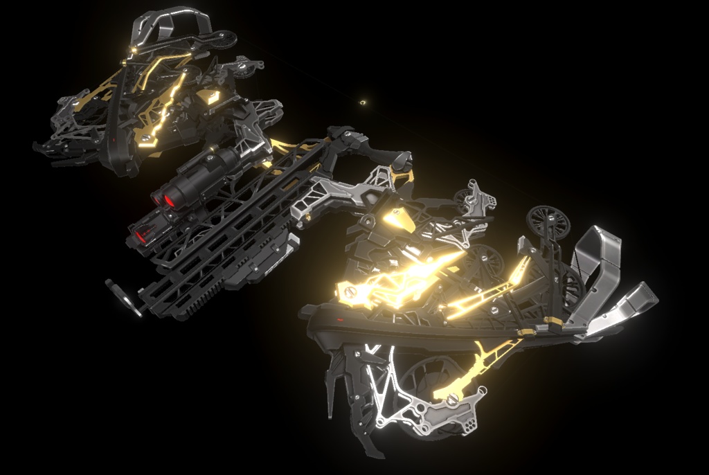 【ギミック付3D武器モデル】Orthrus