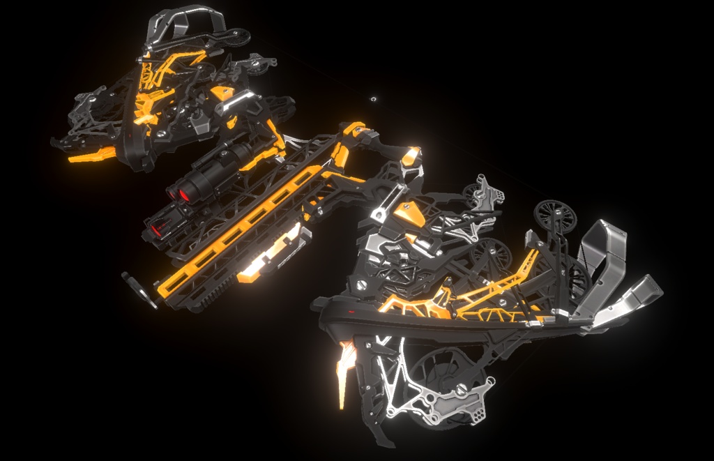 【ギミック付3D武器モデル】Orthrus