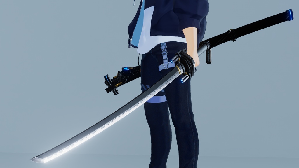 【ギミック付3D武器モデル】千雨