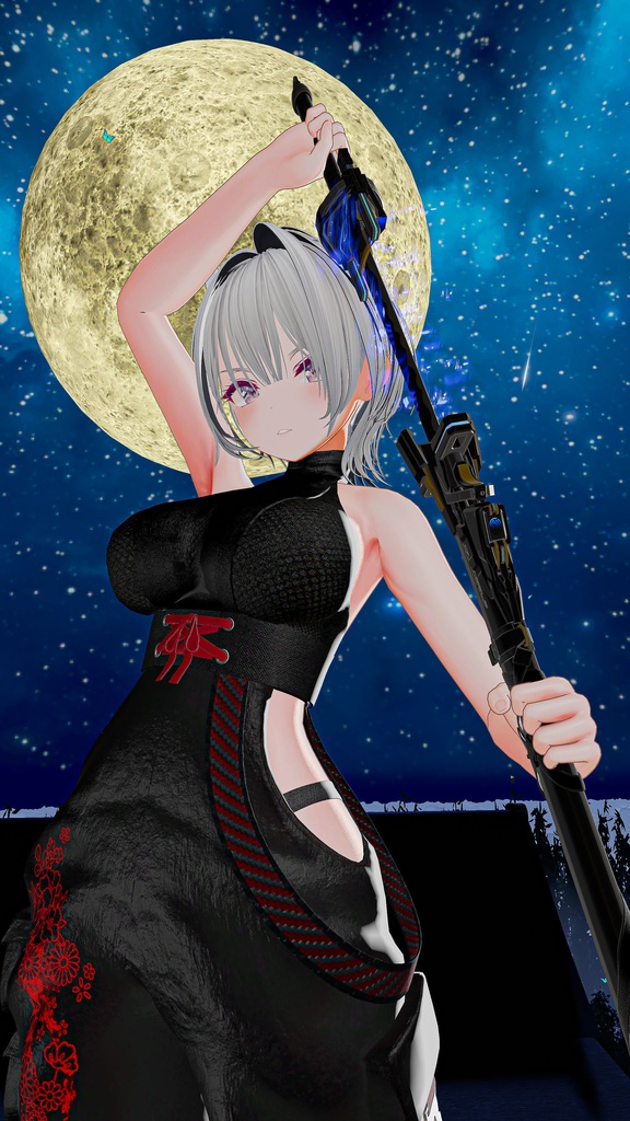 【ギミック付3D武器モデル】千雨