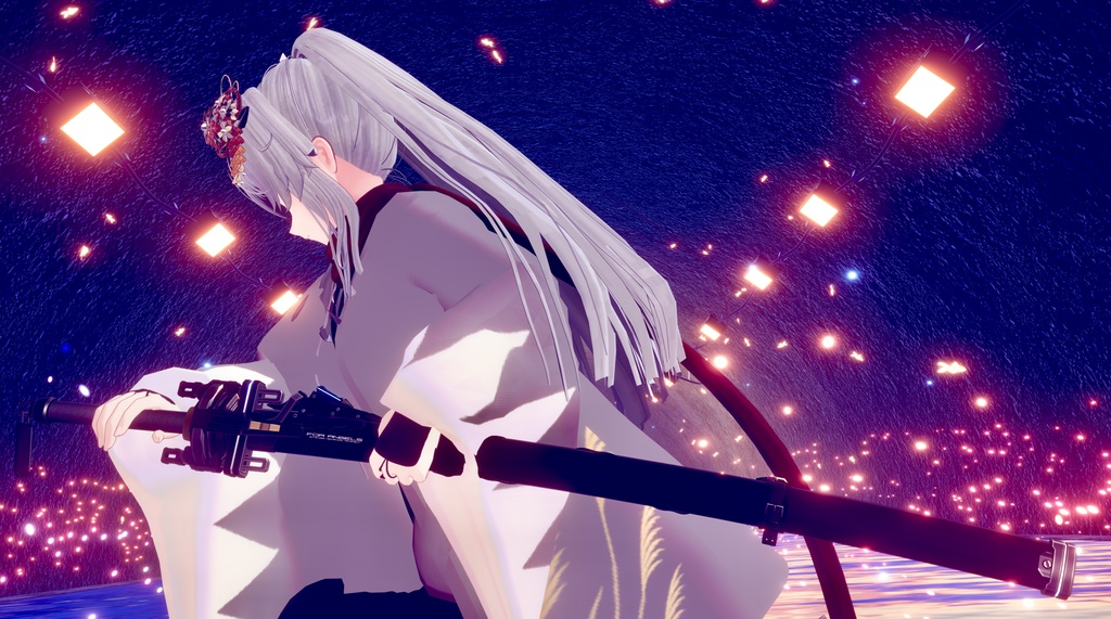 【ギミック付3D武器モデル】千雨