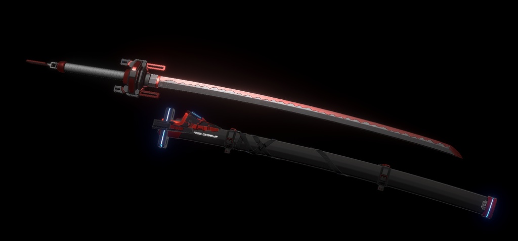 【ギミック付3D武器モデル】千雨