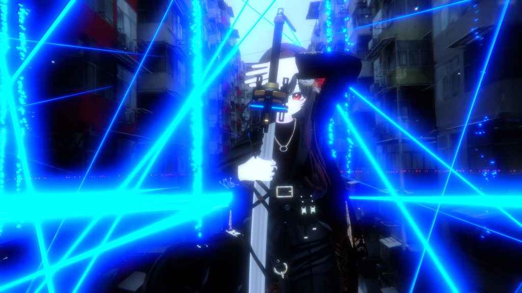 【ギミック付3D武器モデル】千雨