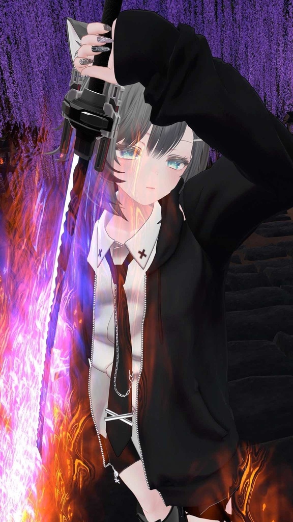 【ギミック付3D武器モデル】千雨