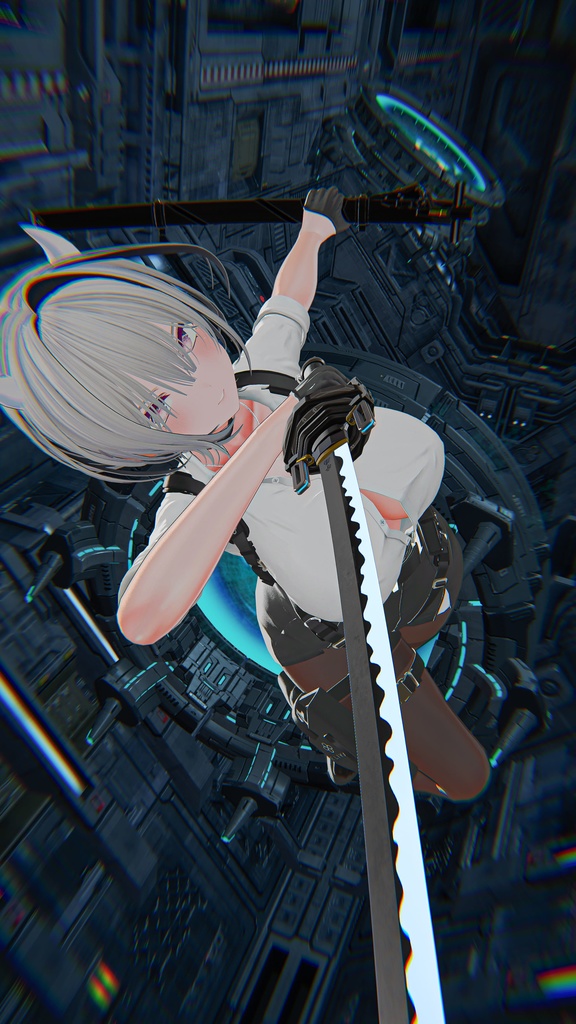 【ギミック付3D武器モデル】千雨