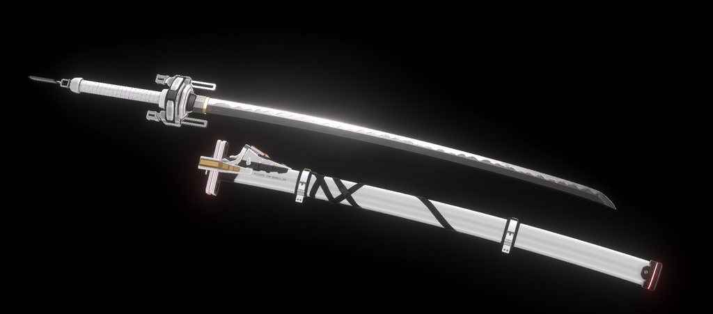 【ギミック付3D武器モデル】千雨