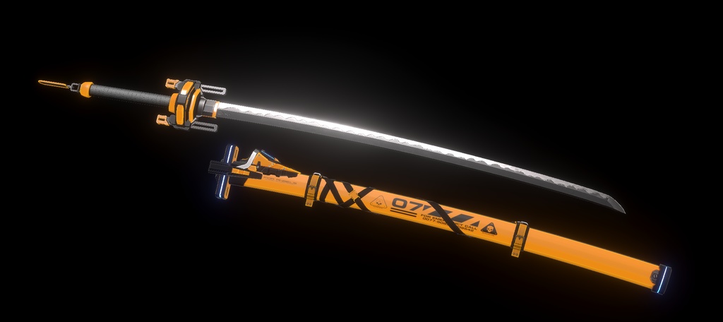 【ギミック付3D武器モデル】千雨